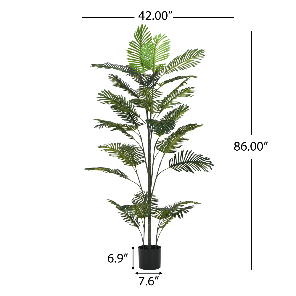 86" Artificial Palm Tree With Pot