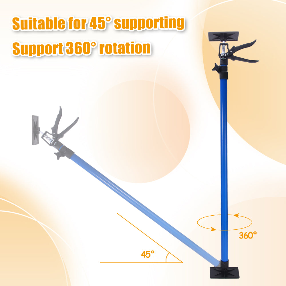 360° Rotating Adjustable Support Rod with 45° Tilt Stand, Height-Adjustable, Quick-Release Handle & Non-Slip TPR Pads