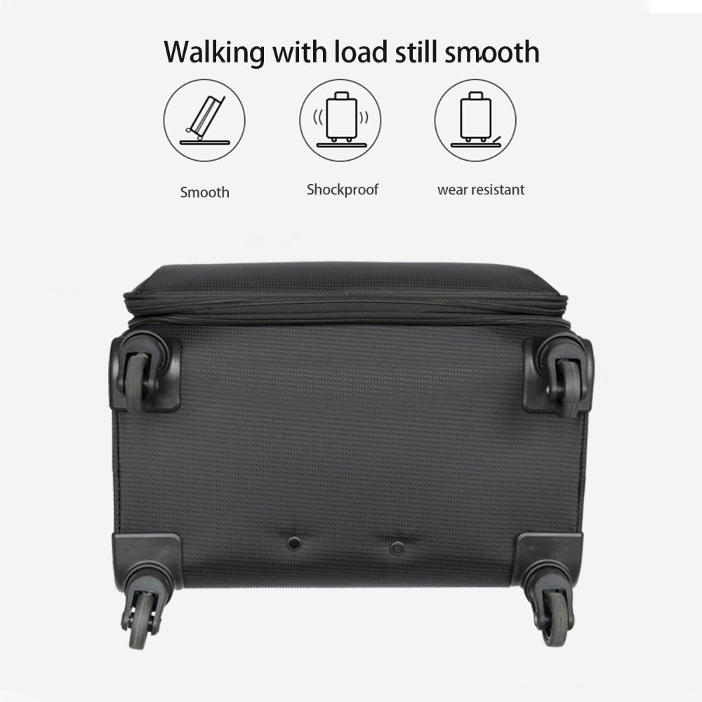 Softside Luggage Expandable 3 Piece Set Suitcase Upright Spinner Softshell Lightweight Luggage Travel Set 20inch 24inch 28inch