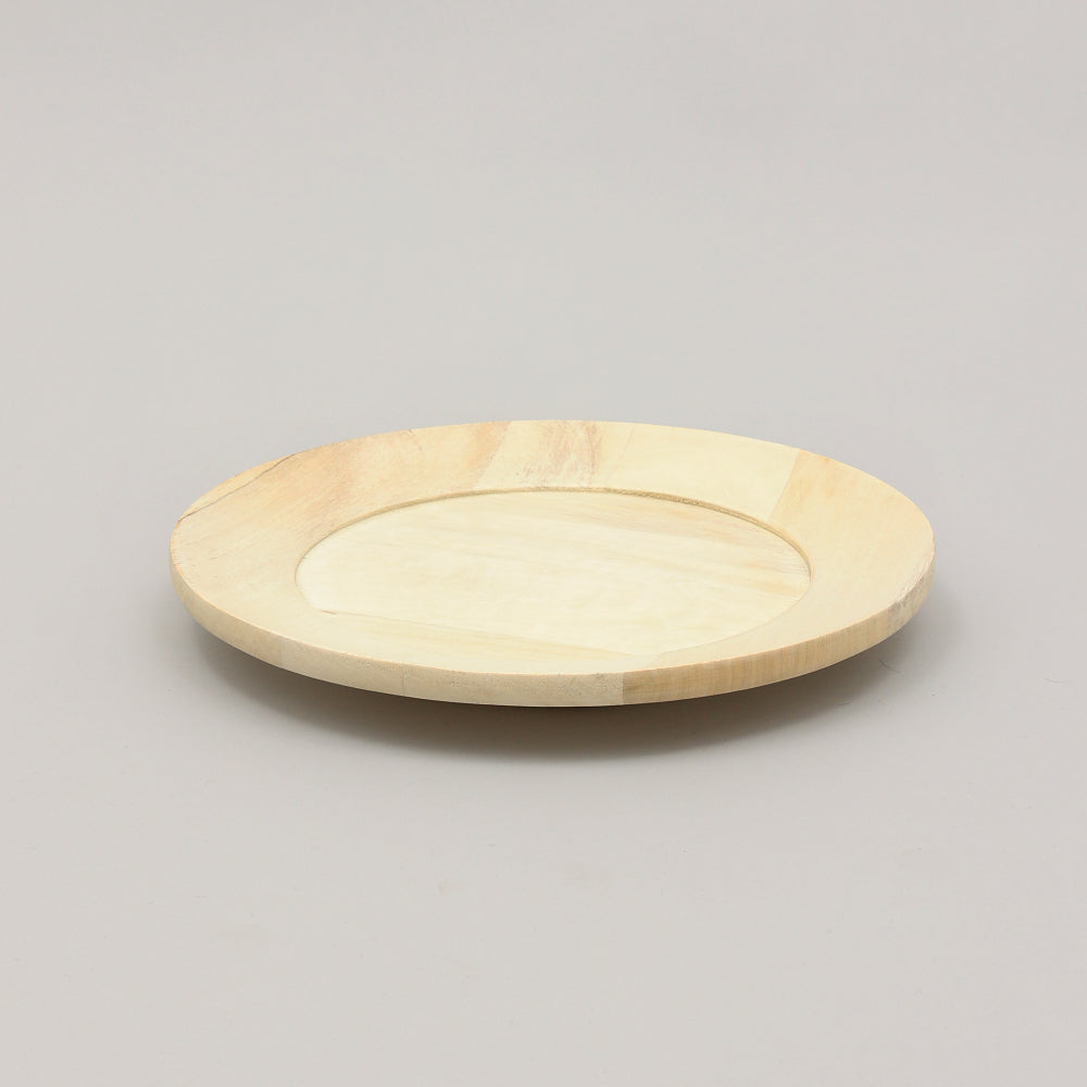 Handcrafted 13" Wood Charger Plate Wooden Dinning Placemat Artisan Wood Tableware