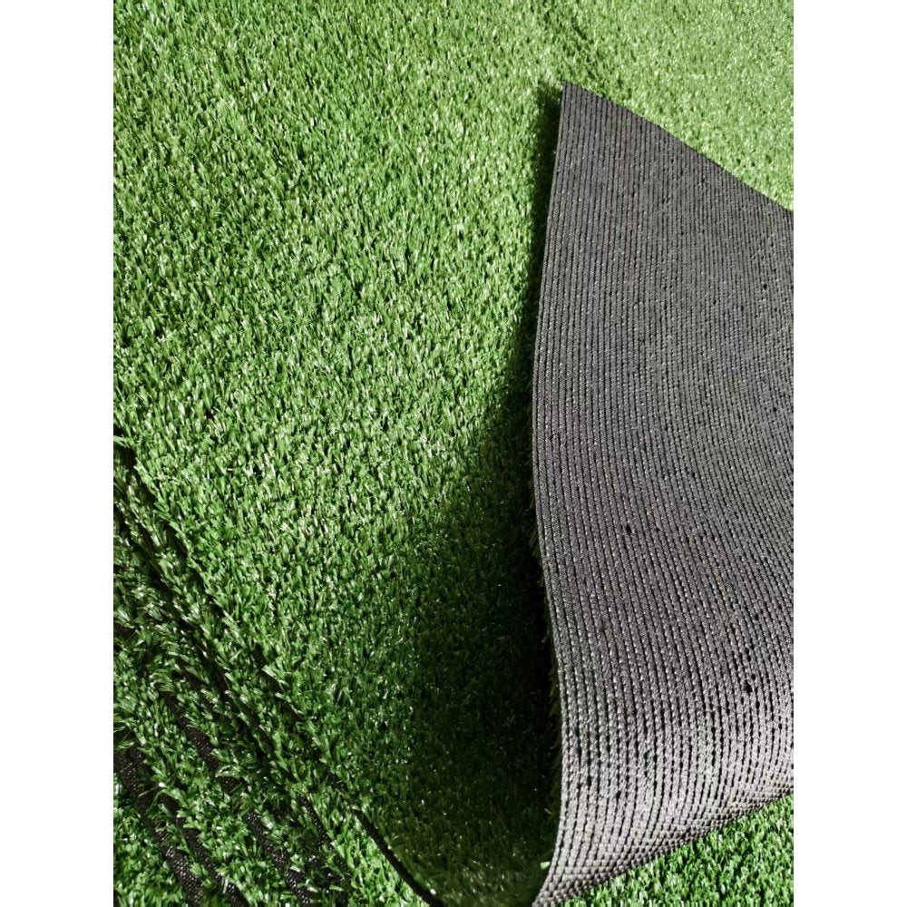 3ft x 32ft Premium Artificial Turf Mat with Drainage Holes. Thick Fake Grass with Rubber Backing, Ideal for Indoor/Outdoor Pet Areas, Garden, Lawn, Patio & Balcony Decor(Grass height 0.6 inches/1.5cm)