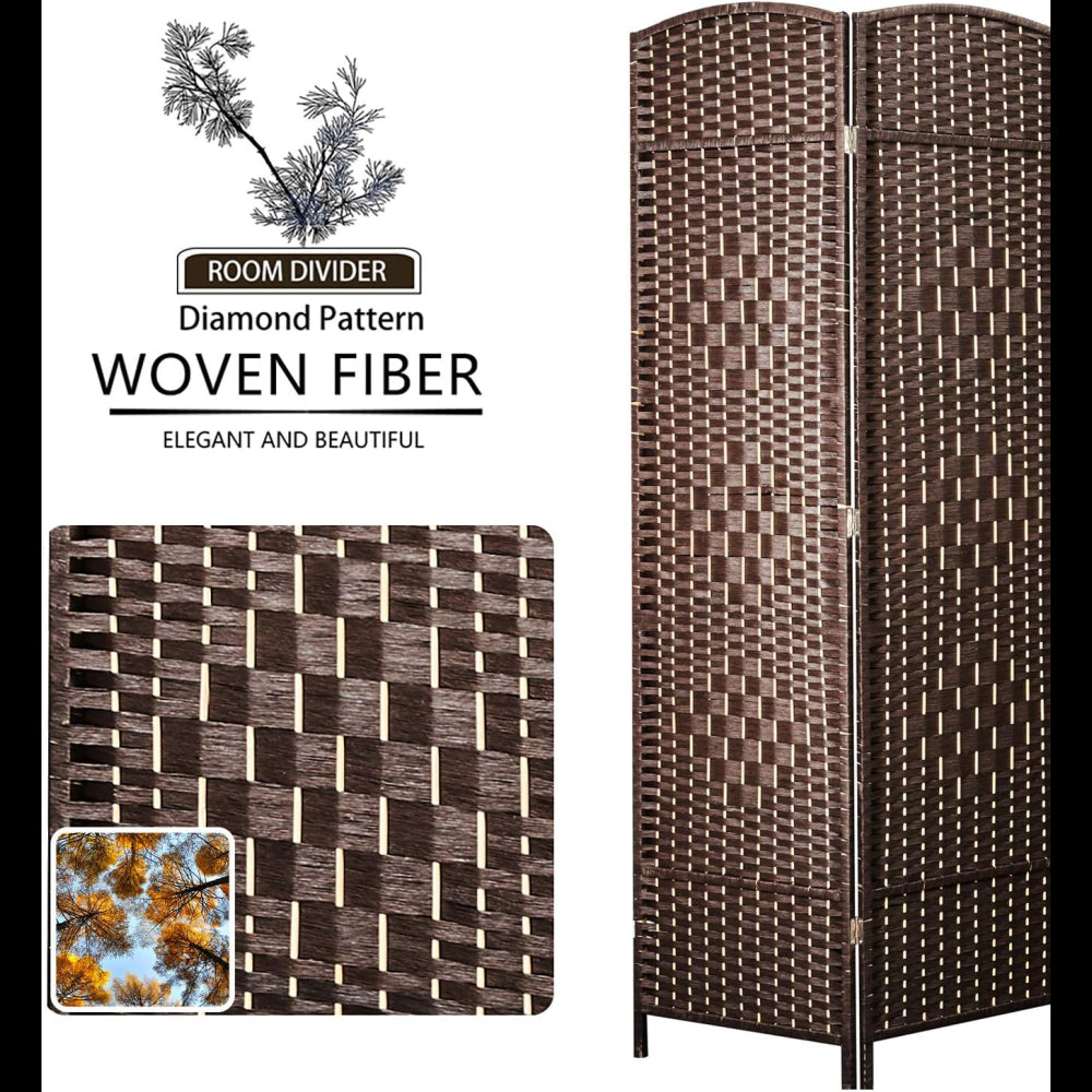 6 Panel Room Divider, Folding Screen