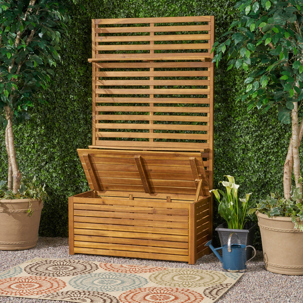 SYLMAR STORAGE BENCH WITH RACK