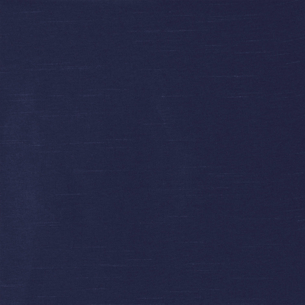 Lightweight Faux Silk Valance With Beads Navy 50x26"