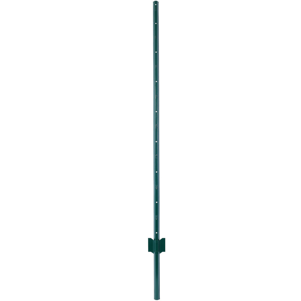 Fence Posts 5Feet - 5Pack, Heavy Duty Metal Fence Post with U-Channel, Steel Fence U-Post for Holding Garden Wire Fence, Corner Anchor Posts etc.