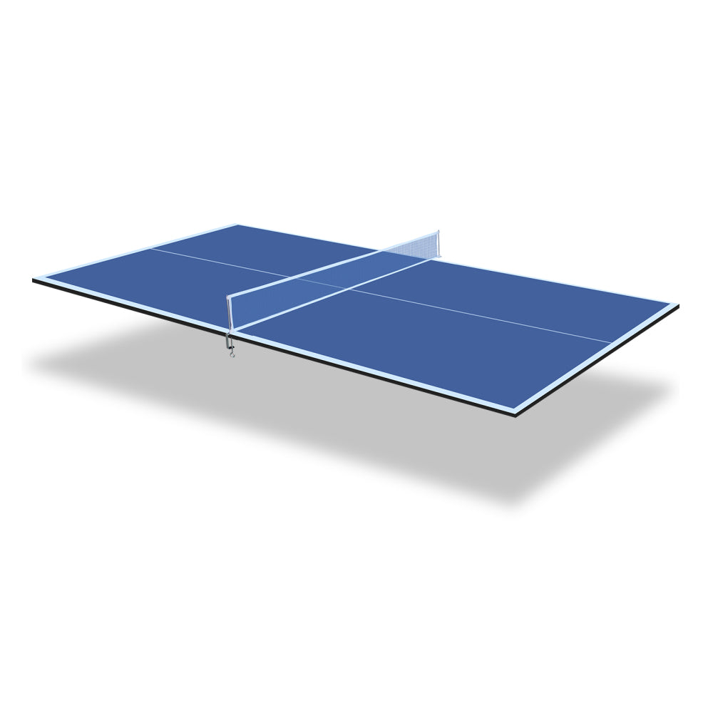 7*4ft Black Mid-Size Ping Pong Conversion Top Foldable & Portable Table Tennis Table Top for Indoor Games