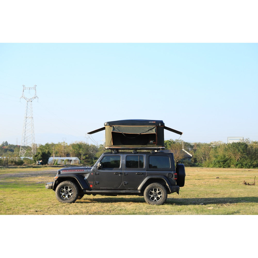 Rooftop Tent Hard Shell, 4 Season Nature Nest Roof Top Tent Hardshell for Van Jeep SUV Pickup Truck Overland Car Roof Rack Tents for Camping Car Top Rooftop Tents Hardshell Orion RTT