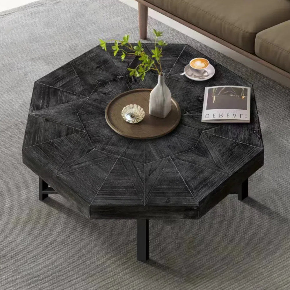 51'' Tapered Tabletop Coffee Table (NATURAL WOOD)