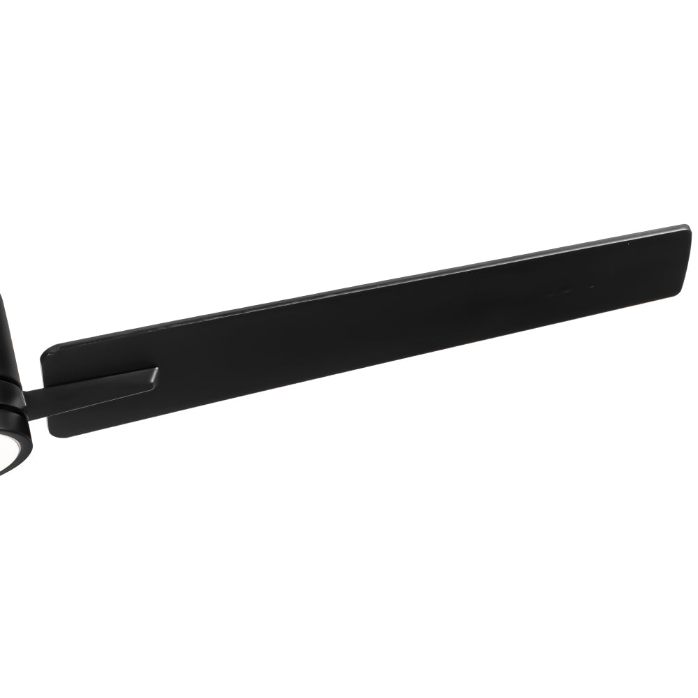 48" Black Lowe Profile Ceiling Fan with Light