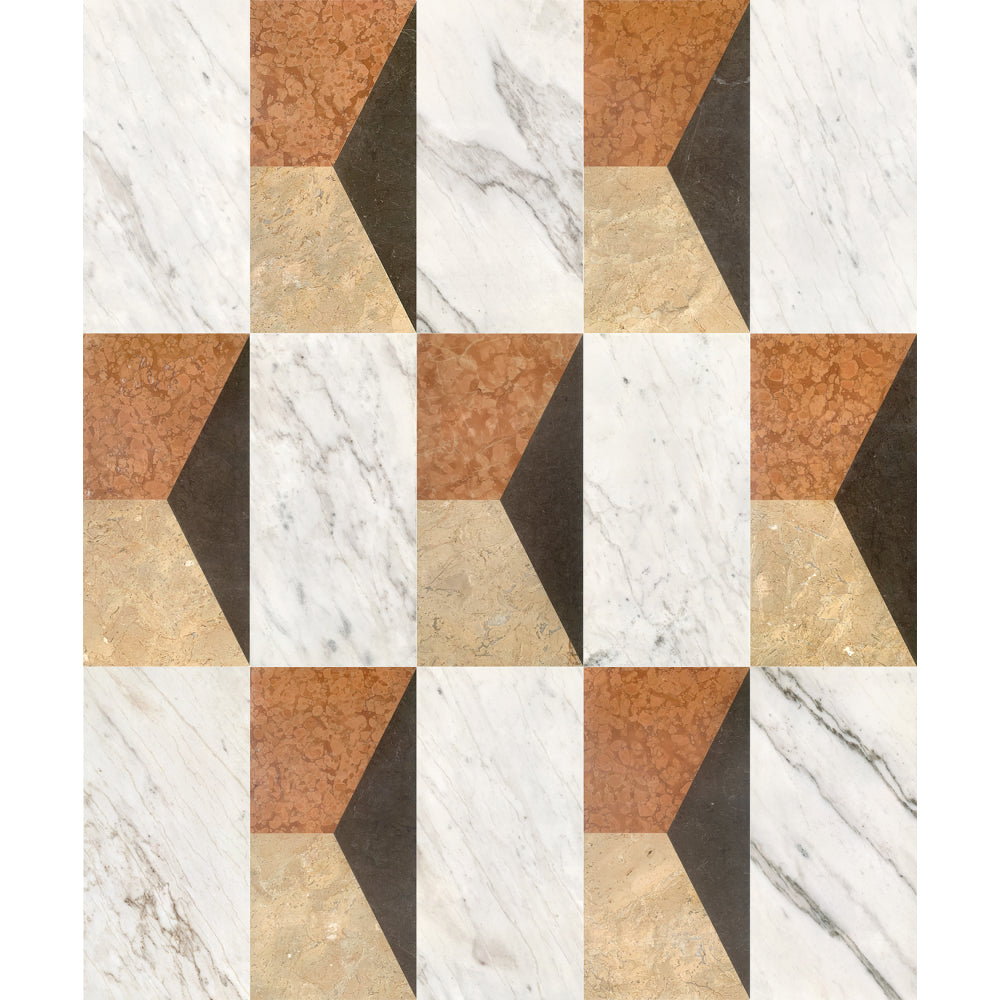12*24 Waterjet marble,White Gold Red Grey 4 color, natural marble, for floor and wall,polished marble tile, natural stone, genuine marble, real marble, 1 box each pattern 2 pcs