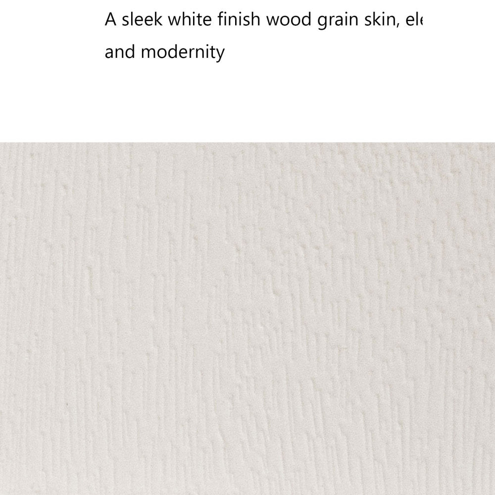 36 x 80 Fiberglass Entry Door, White Finish Knock-Down Fiberglass Door with New Packaging Vinyl Frame, 4-Lite Frosted Glass - Contemporary Style for Home's Front Entrance, Left Hand Inswing