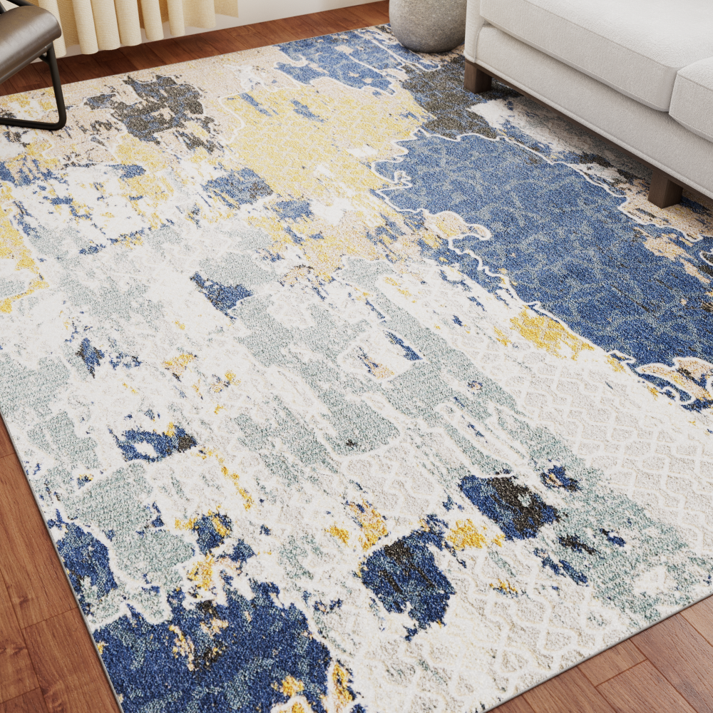 Edenbrook Abstract Multi-Colored Rug, 5 x 8