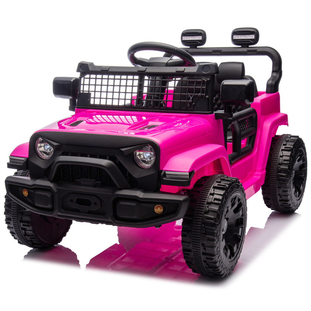 24V Kids Ride on Car W/Parents Control,Four-wheel suspension,2WD,Power display,Bluetooth,MP3,Music,LED headlight,Provide a speed of 1.86-3.11MPH For Kids Around 3 years old.