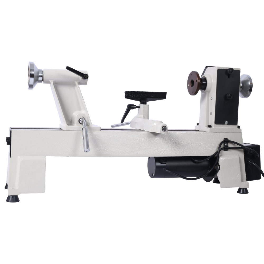 12" x 18" Wood Lathe, Benchtop Wood Lathe Machine 3/4 HP Infinitely Variable Speed 650-3800 RPM for Woodworking, Woodturning