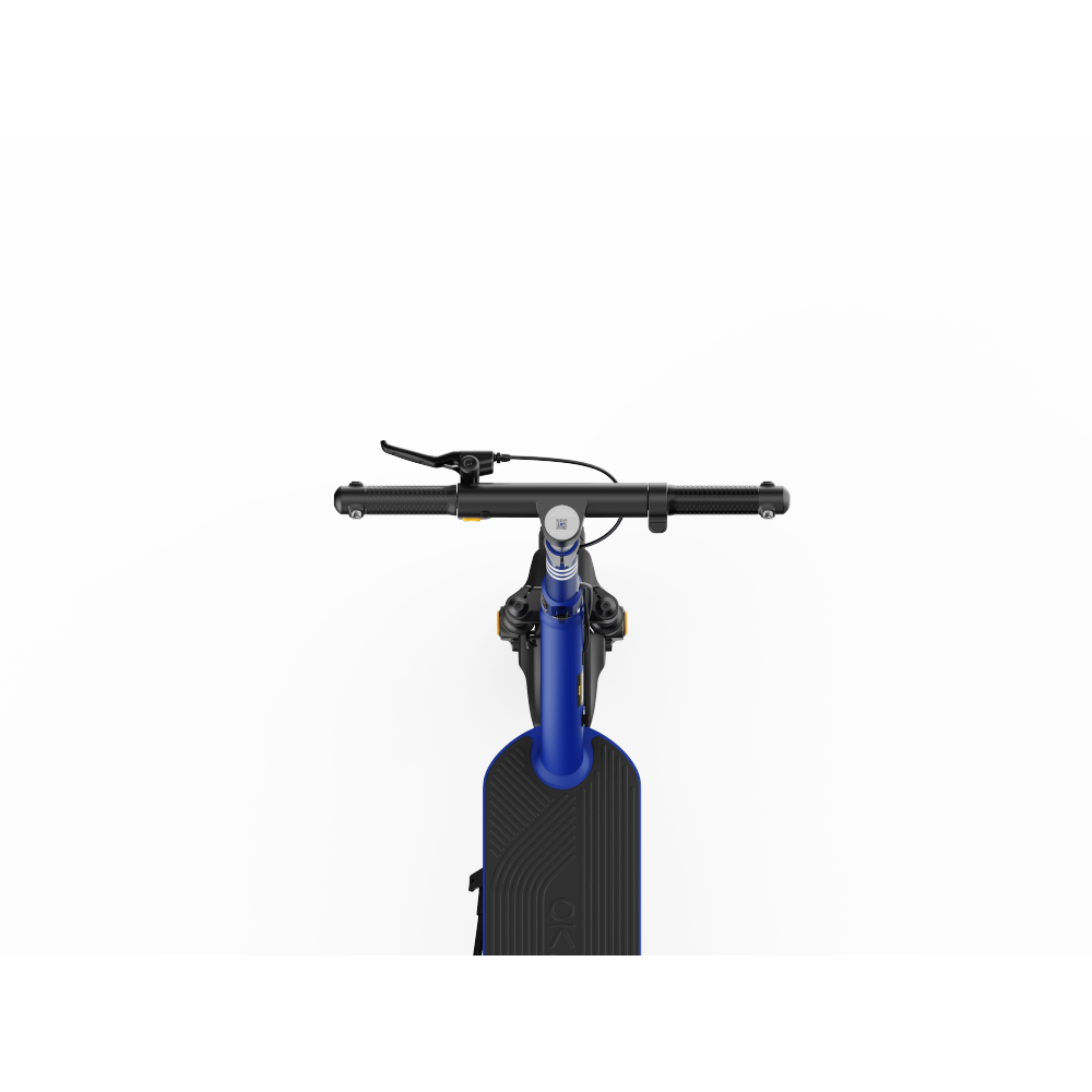 Dual-Suspension Electric Scooter w/ 43.5 Miles Max Operating Range & 24 mph Max Speed - Blue