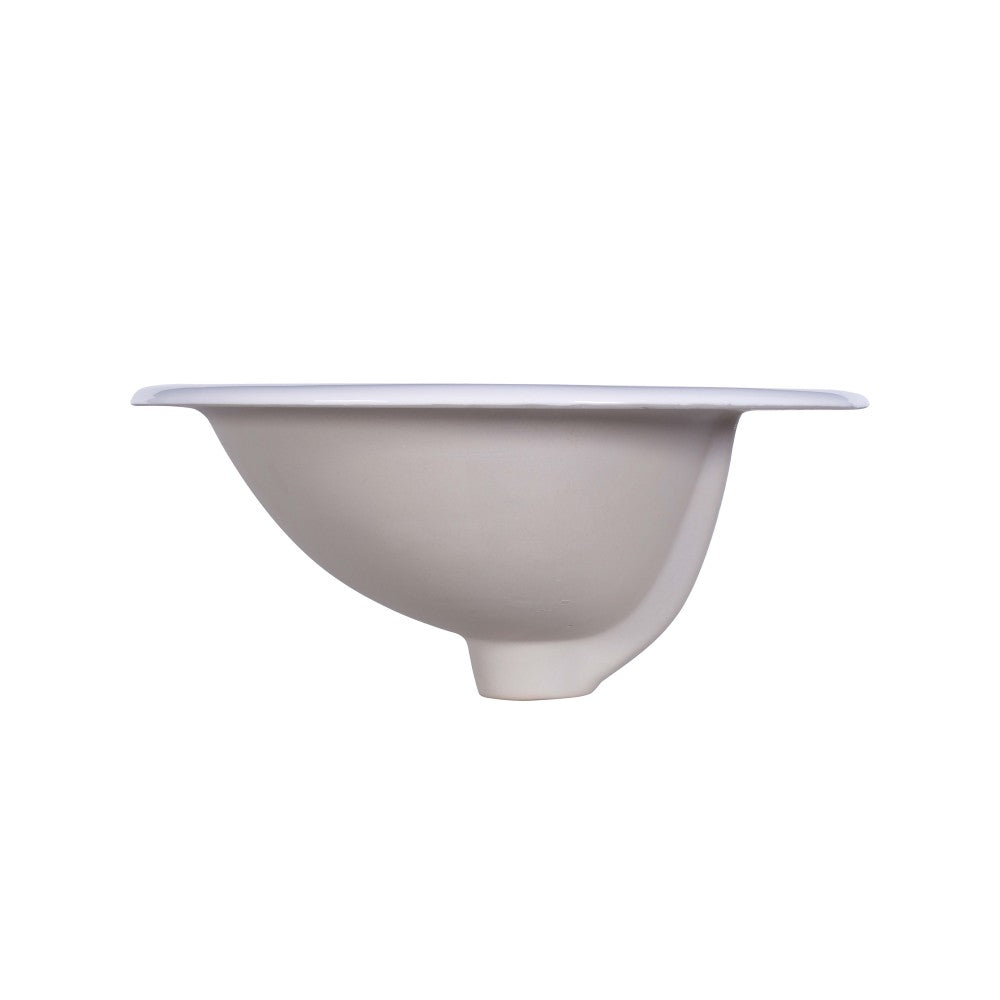 DAX Ceramic Single Bowl Top Mount Bathroom Basin