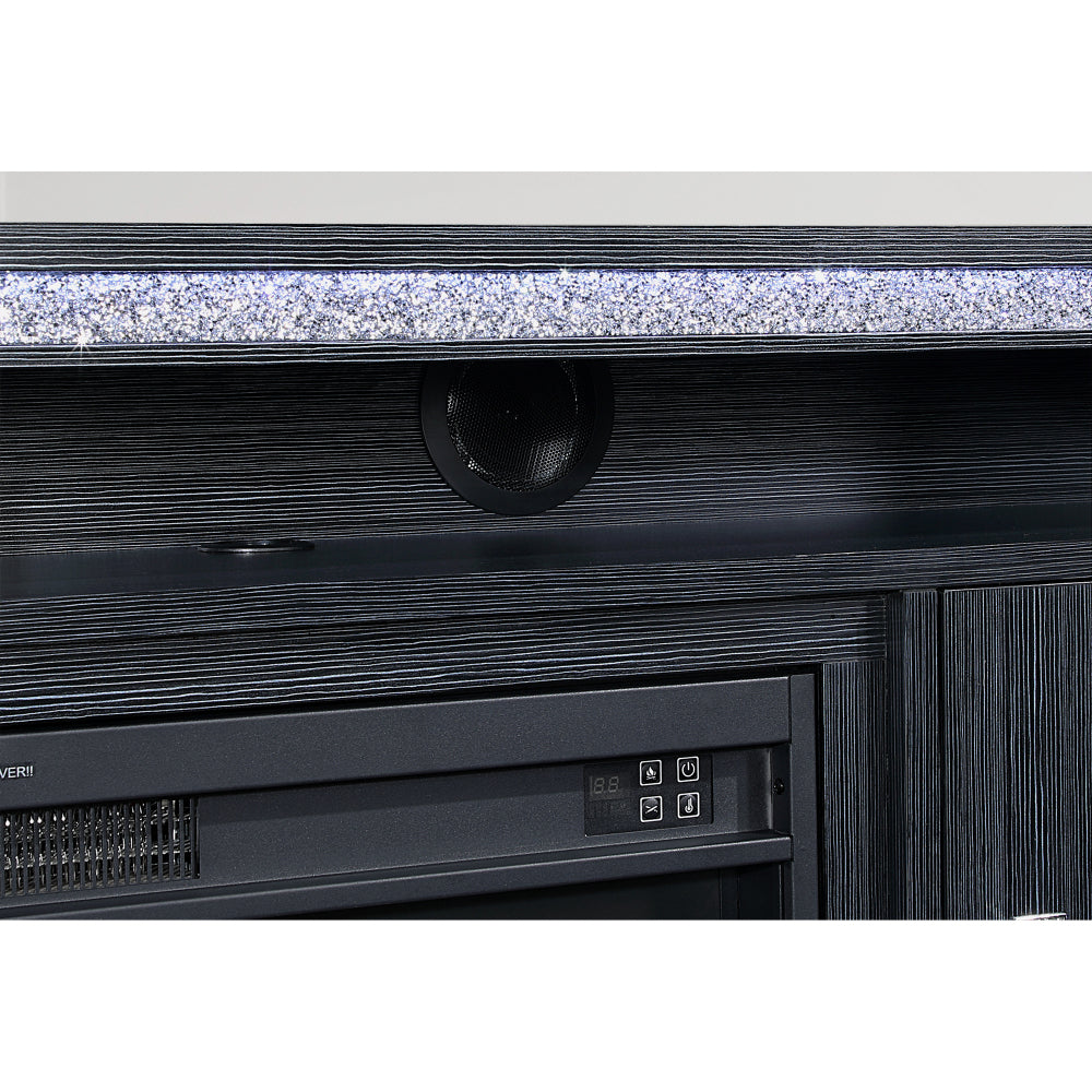 Almera Dark Grey 72 Inch Fireplace