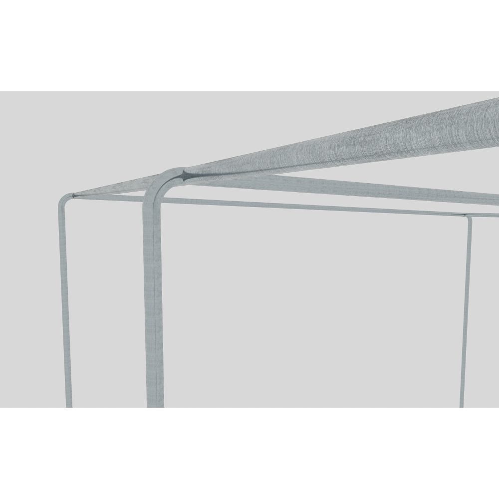 Chicken Coop 9.8x6.5x6.5FT Chicken Run Pen for Yard, The net is green