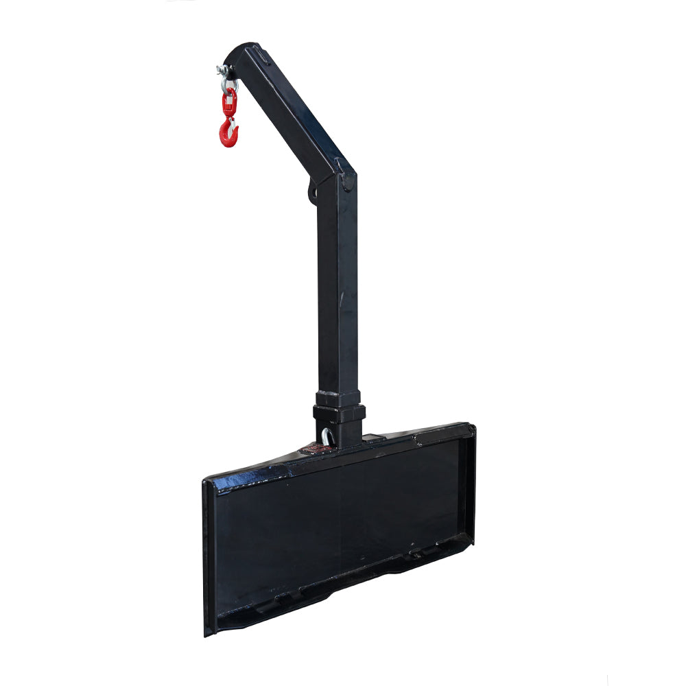 Skid Steer Quick Tach Lift Pole Jib Hoist Crane