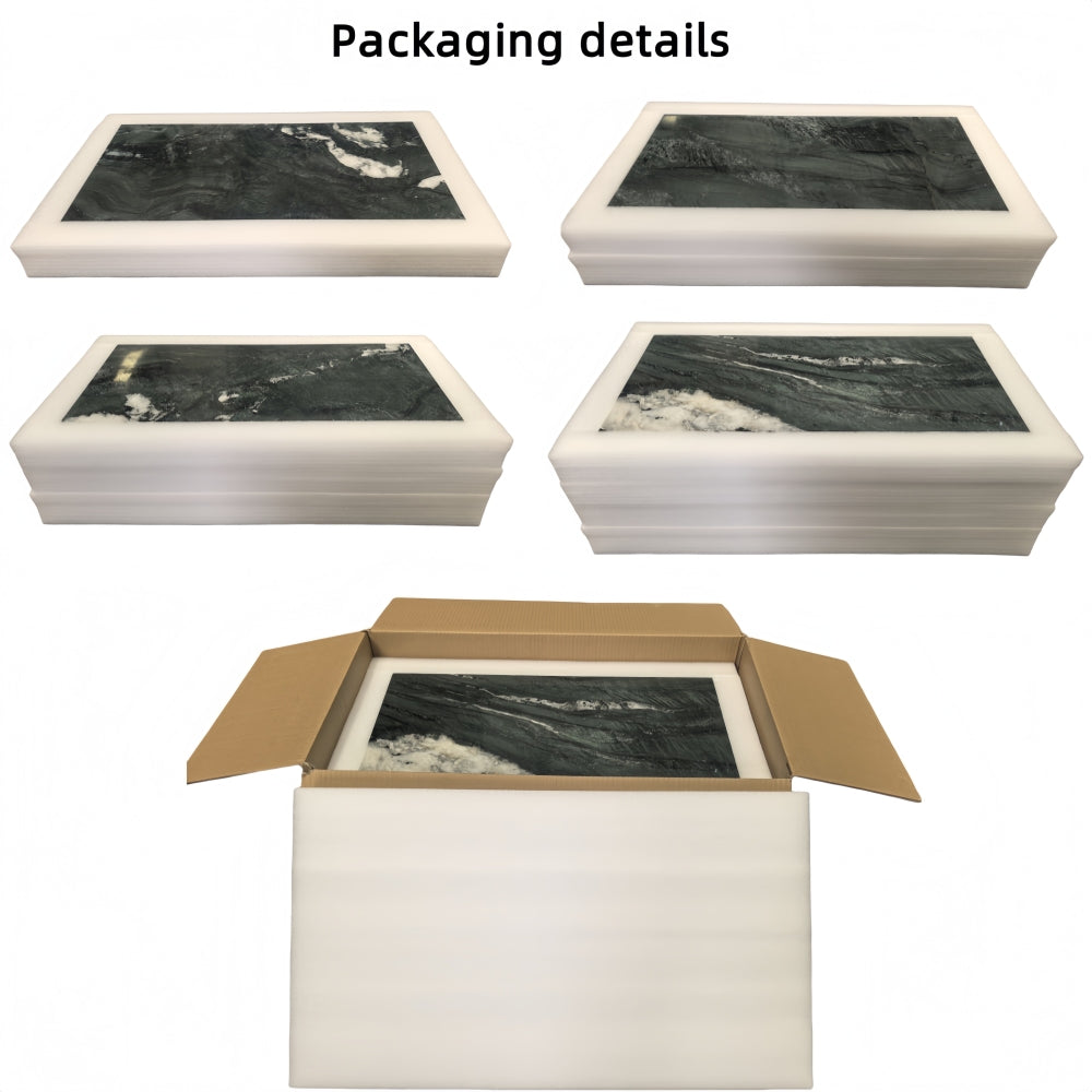 12*24 green natural marble, natural stone, genuine marble, real marble, for wall and floor, polished marble tile, 1 box 4 pcs