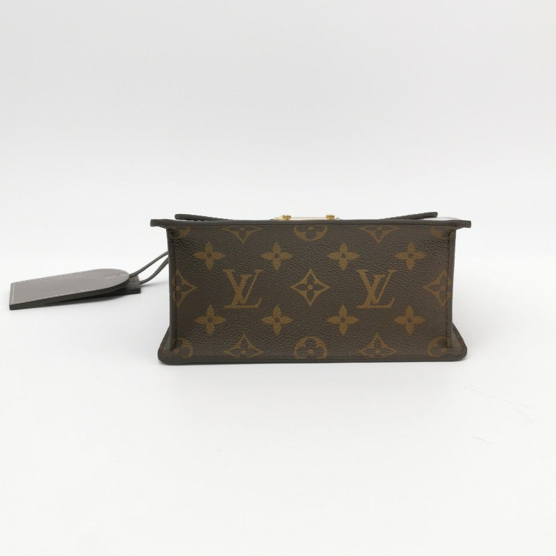 Louis Vuitton (LV) Spring Street Patent Leather Embossed Old Flower S-lock Lock Crossbody Bag Shoulder Bag