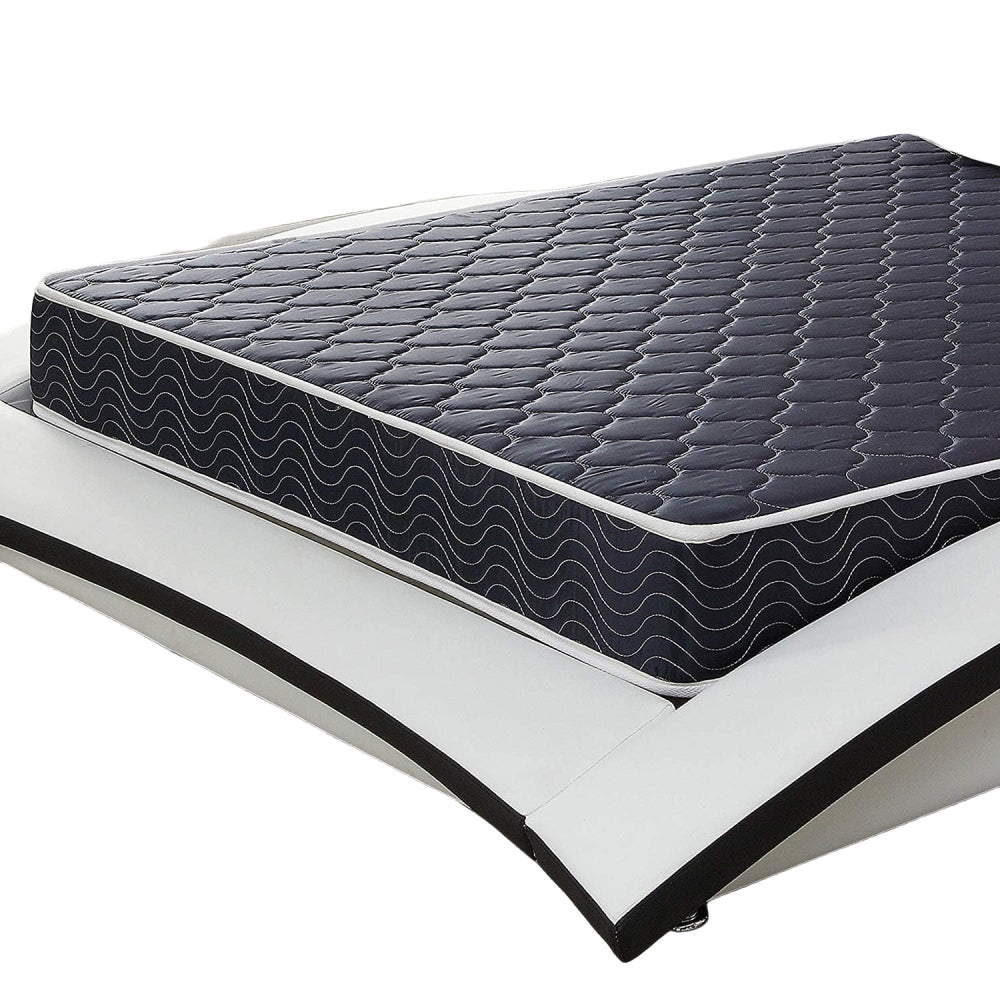 6-inch waterproof high-density foam mattress with navy blue diamond-quilted breathable fabric. Quilting ensures both style and airflow for cool sleep.Twin size.