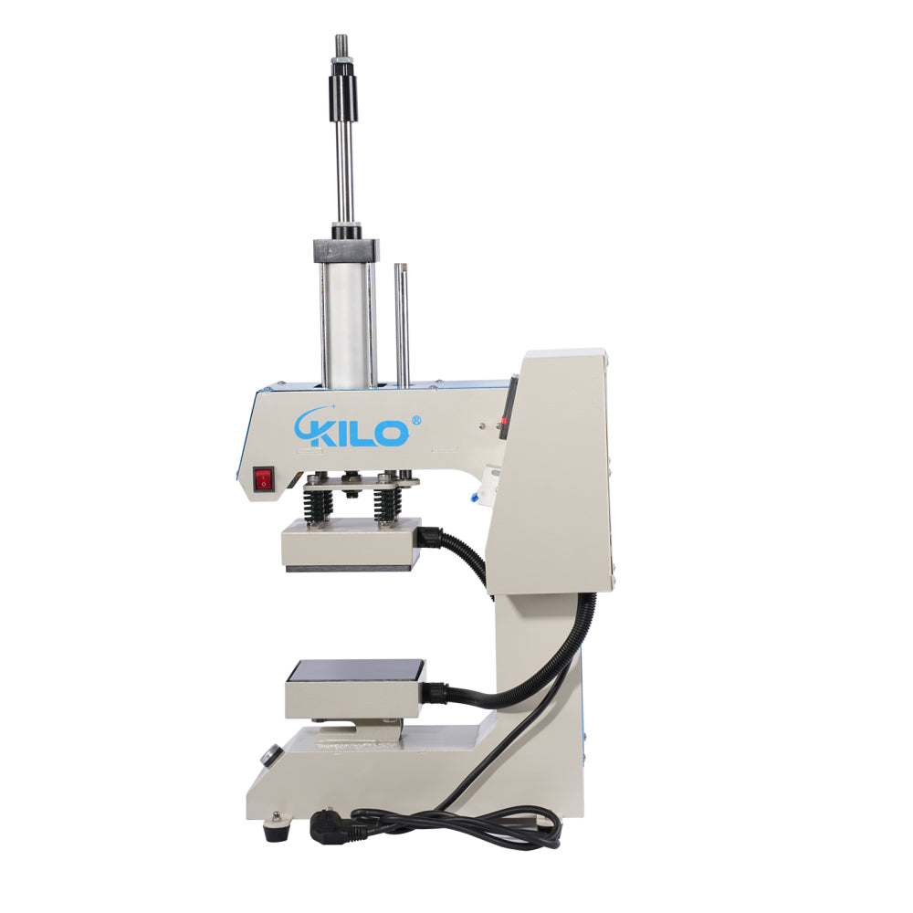Translation of "10×10 Label Pneumatic Heat Press Machine with Upper and Lower Heating"