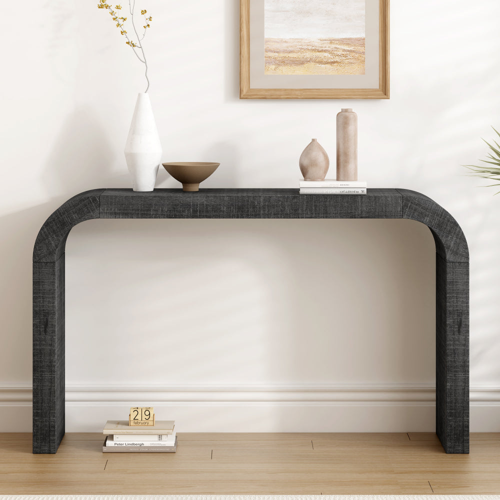Mirod Modern Minimalist Console Table,Elegant and Versatile Design,Perfect for Living Room, Hallway, and Bedroom,Sturdy and Stable Frame