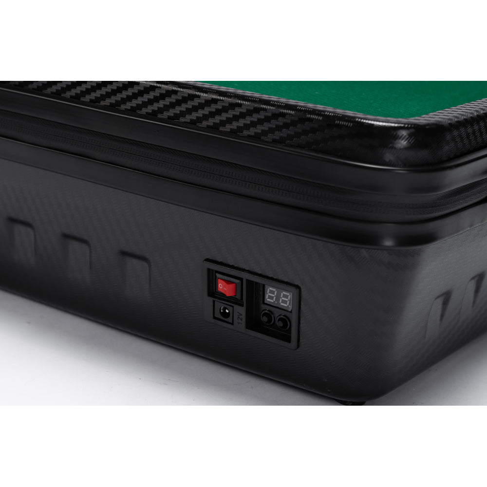 Portable Mahjong Machine, Hand-held, Mini-Mahjong, Safe,Suitable for Outdoor Play, Black