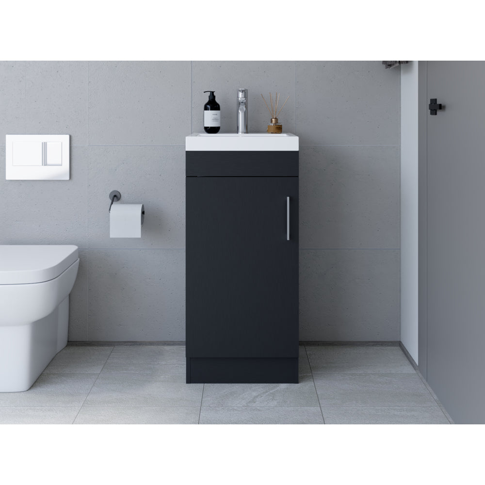 Bathroom Vanity Sink Jozz, Bathroom, Black