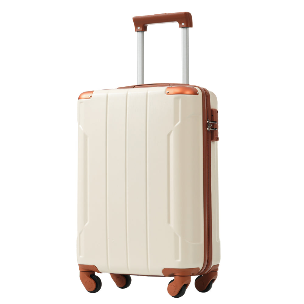 Hardshell Luggage, Lightweight Durable ABS Suitcases with Double Wheels, Expandable 28-inch Checked Luggage 28" (Pink)