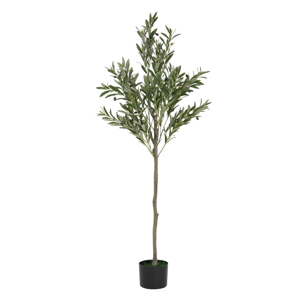 66" Artificial Olive Tree with Pot