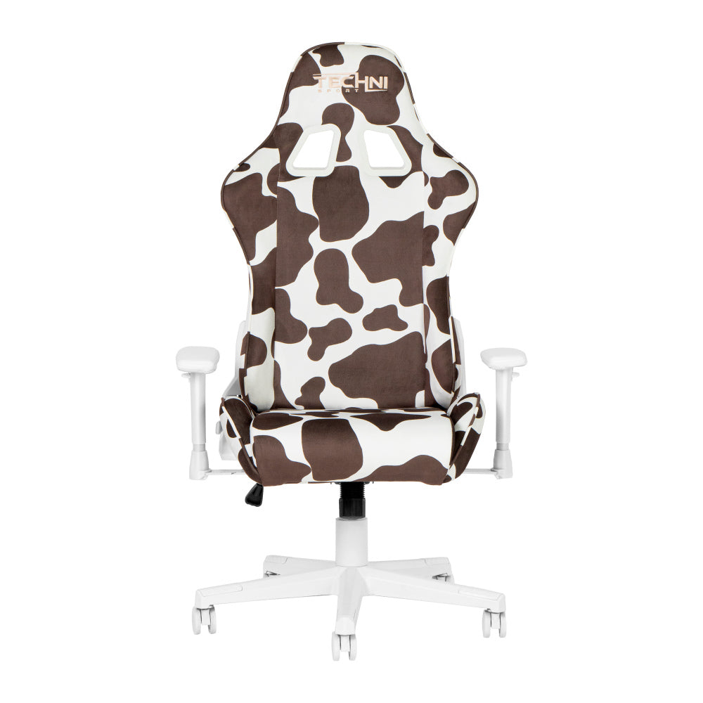 Techni Sport TS85 Brown COW Series Gaming Chair