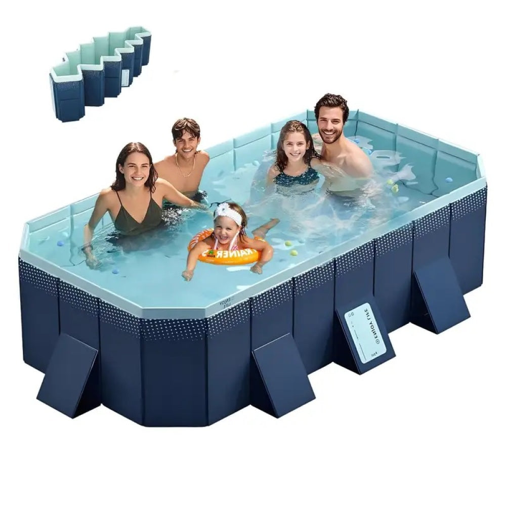 1.8m PVC folding pool (not inflatable) bathes and cools in summer, suitable for outdoor patio beach garden