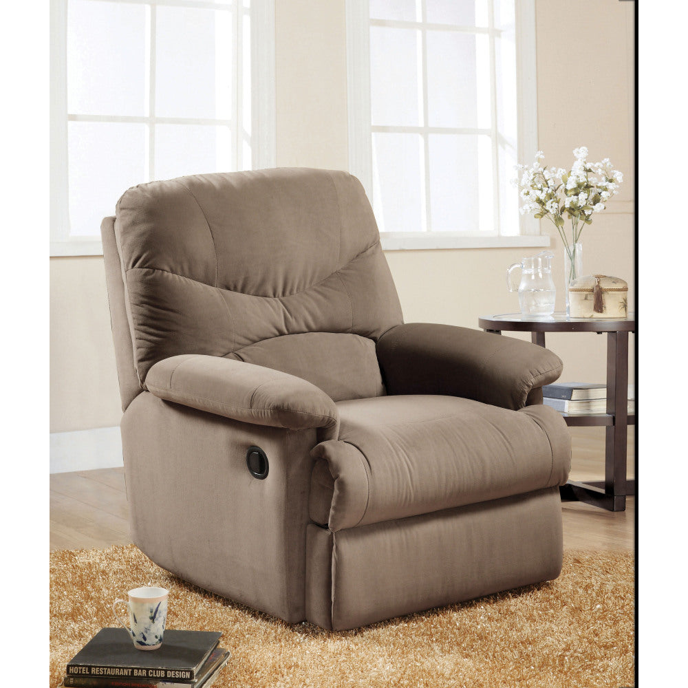 Arcadia Beige Microfiber Motion Recliner