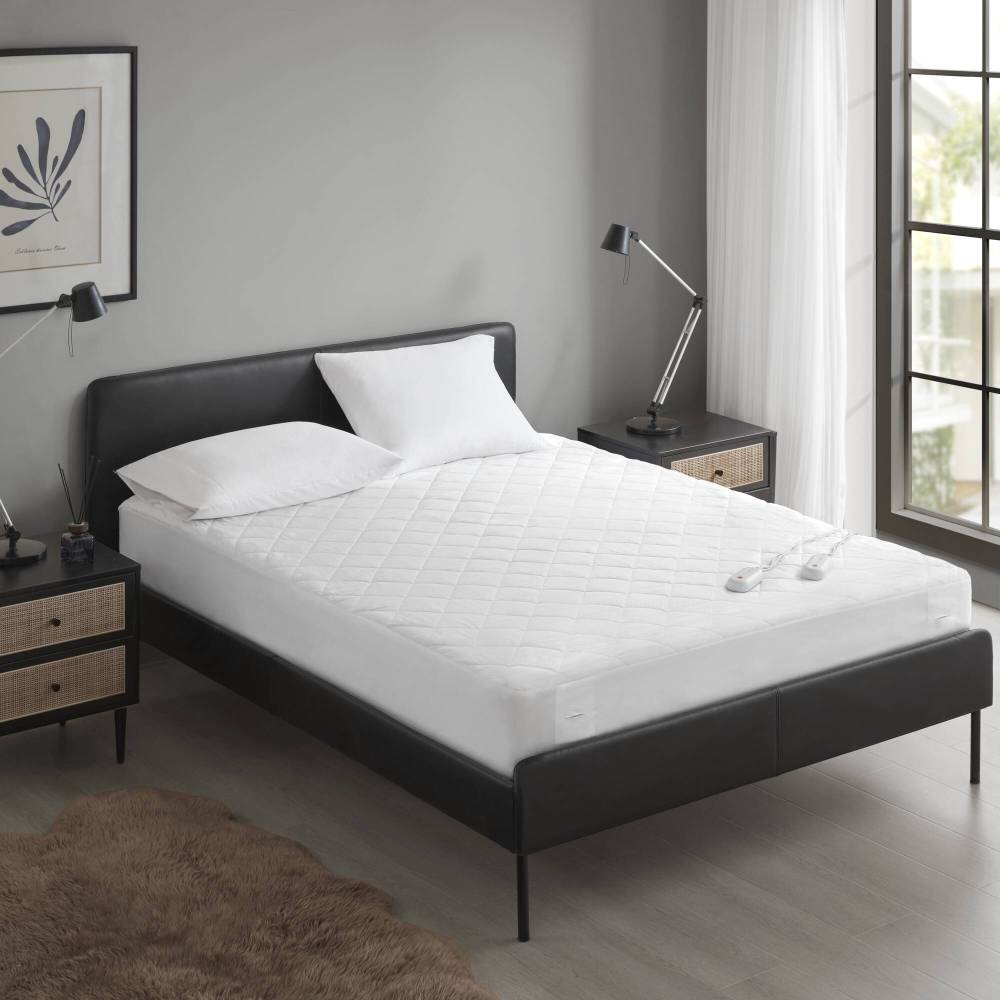 1 PCS Twin XL Heated Mattress Pad White