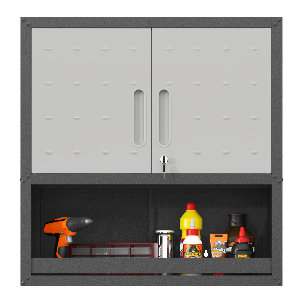 Heavy-Duty Metal Garage Storage Cabinet with Wheels - Sturdy and Durable Tool Storage Cabinet for Garage, Office, and Home Organizer Solutions