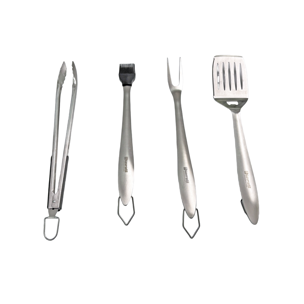 Heavy Duty BBQ Grill Tools Set Stainless Steel BBQ Accessories Grill Barbecue Grilling Tools Utensils Set with Spatula.Fork,Brush,Toogs Kit