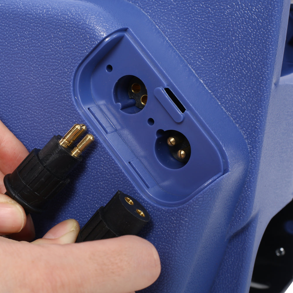 12v 3500lbs Trailer Winch,Reversible Electric Winch, for Boats up to 6000 lbs.Galvanized Wire Rope,with extra pulley hook,power in and power out,with manual function.blue plastic casing