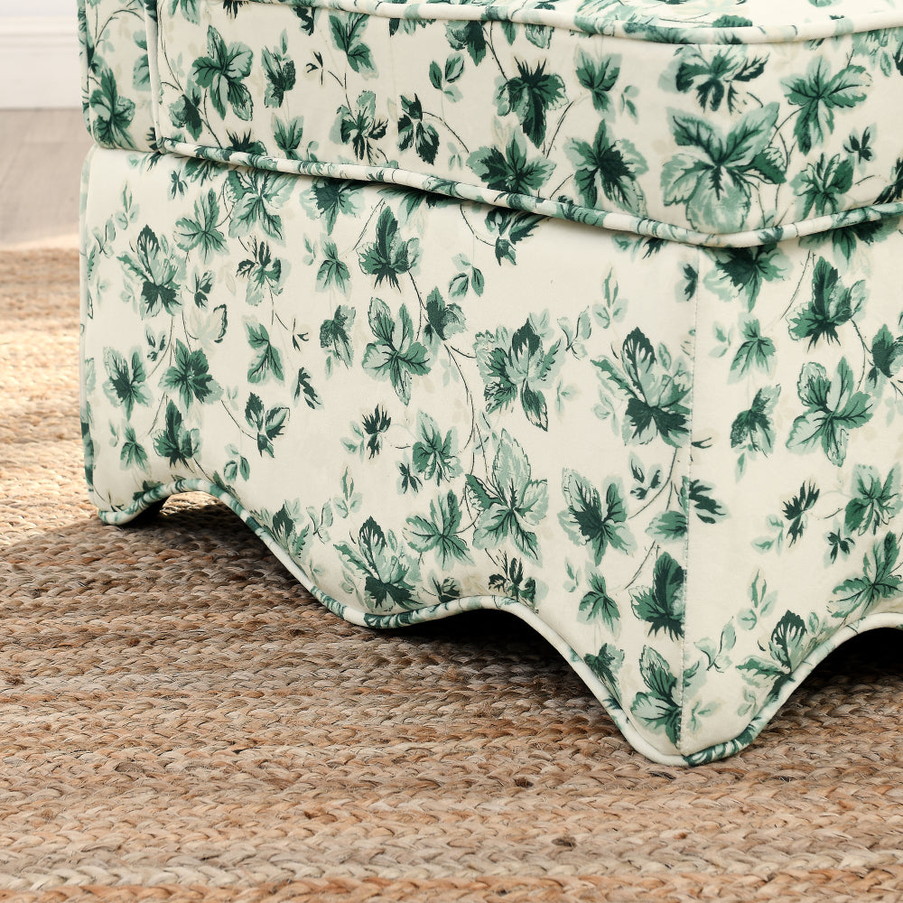 Flannel single dining chair with soft seat cushion and backrest, no armrests, matching pillow can be used as waist cushion, this dining chair can be used in the living room - GREEN