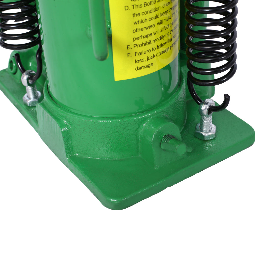 Air Hydraulic Bottle Jack, 12 Ton/24000 LBS All Welded Bottle Jack, 9.8-19.3 inch Lifting Range, Manual Handle and Air Pump, for Car, Pickup, Truck, RV, Auto Repair, Industrial Engineering ,Green