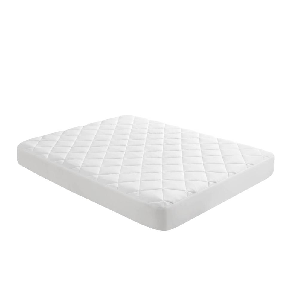 Overfilled Deep Pocket Mattress Pad White King