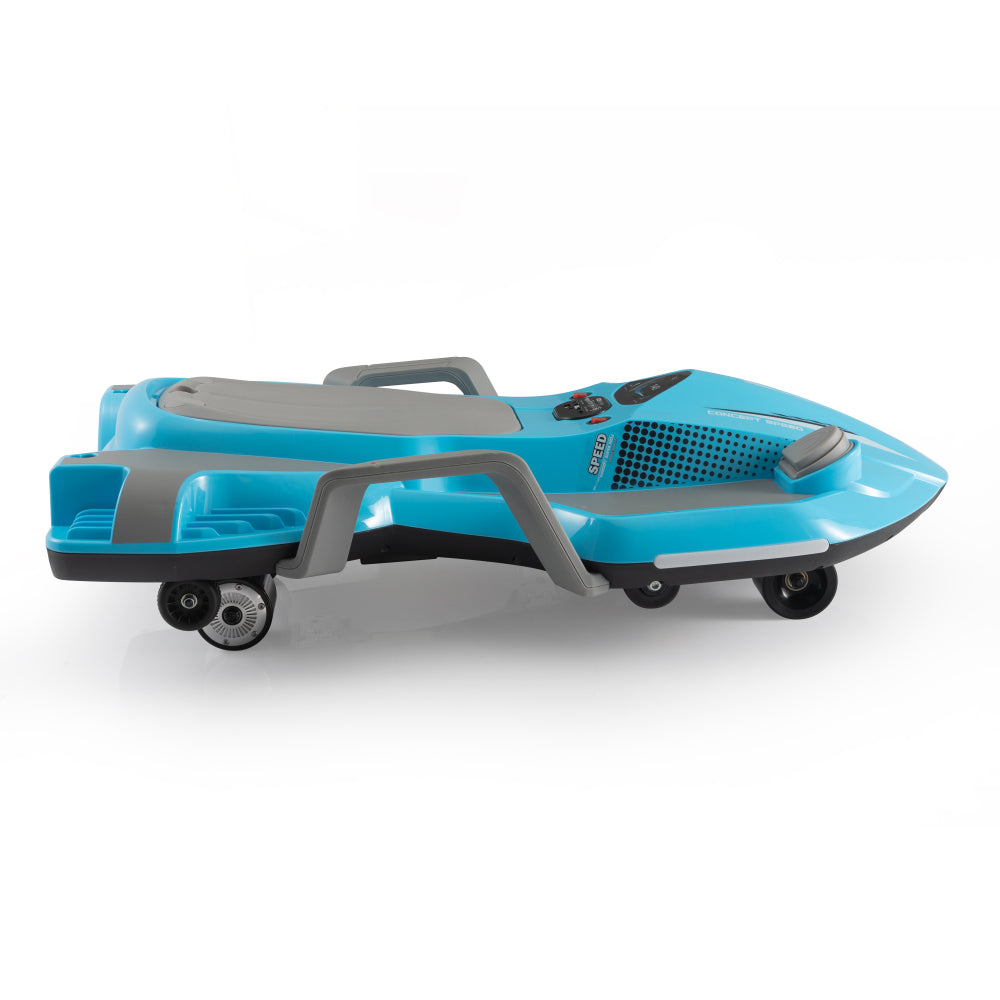 Electric Kids Racing Car with Music and Lights, Blue