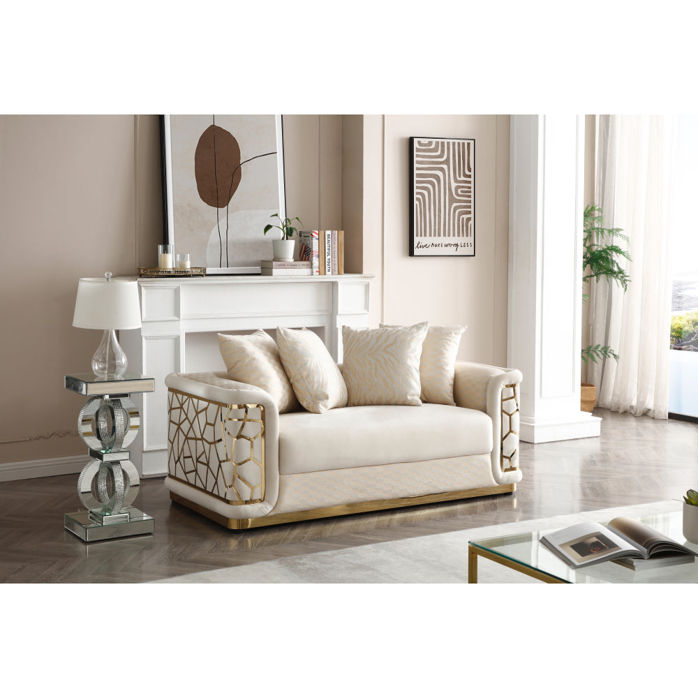 Talia G0990A-L Loveseat , DARK GRAY