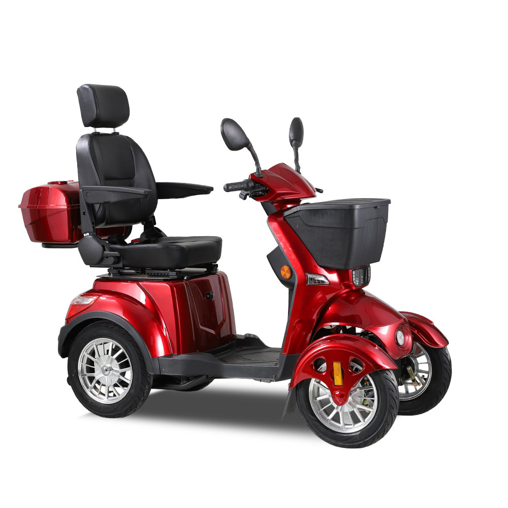 Mobility Scooters for Seniors 500lbs Capacity 800W All Terrain Electric Powered Mobility Cart Heavy Duty Mobility Scooter