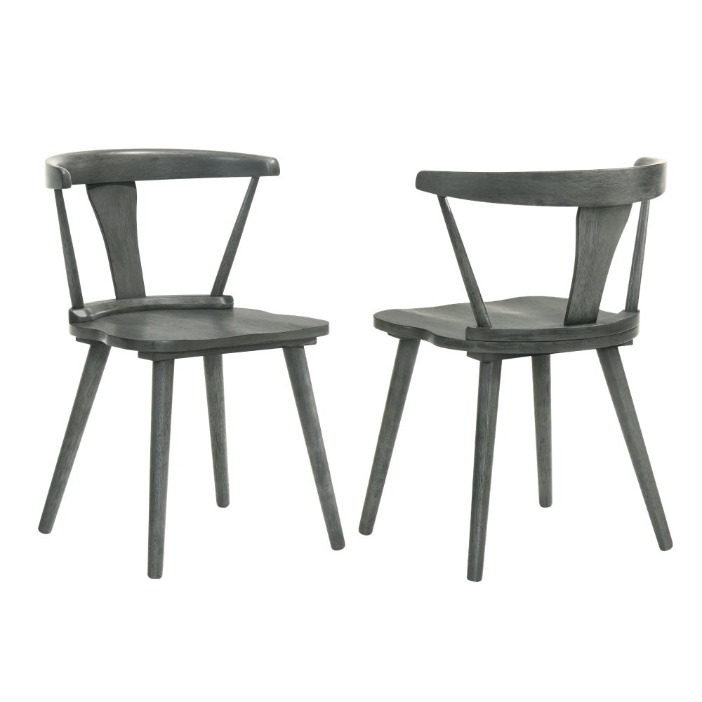 WOODHOMER Round Dining Furniture Set 1Table with 4 chair