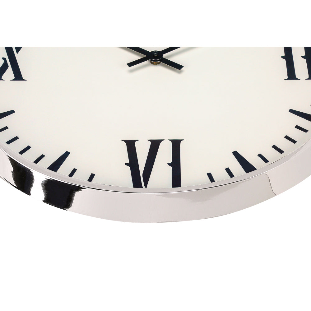Clocks, 20" Round, Wall Clock, Black, White, Modern