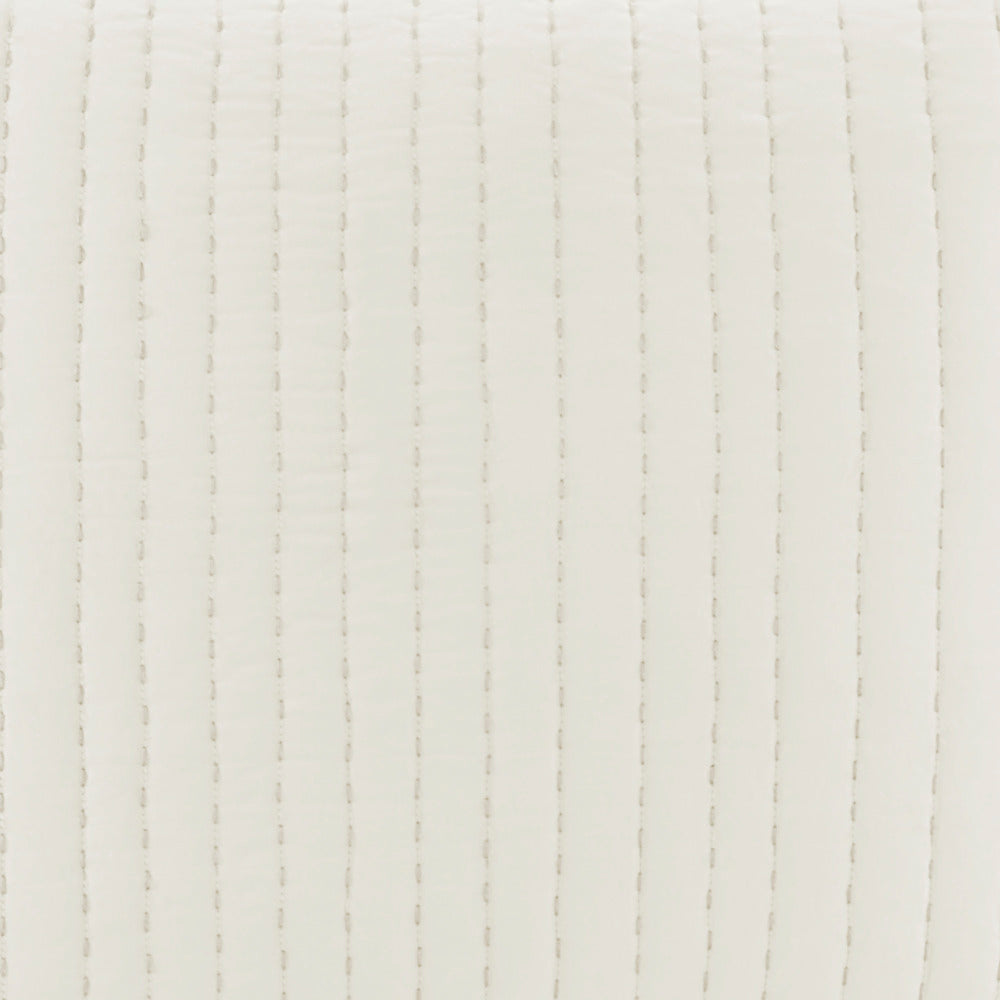Cotton Quilted Euro Sham White Euro Sham