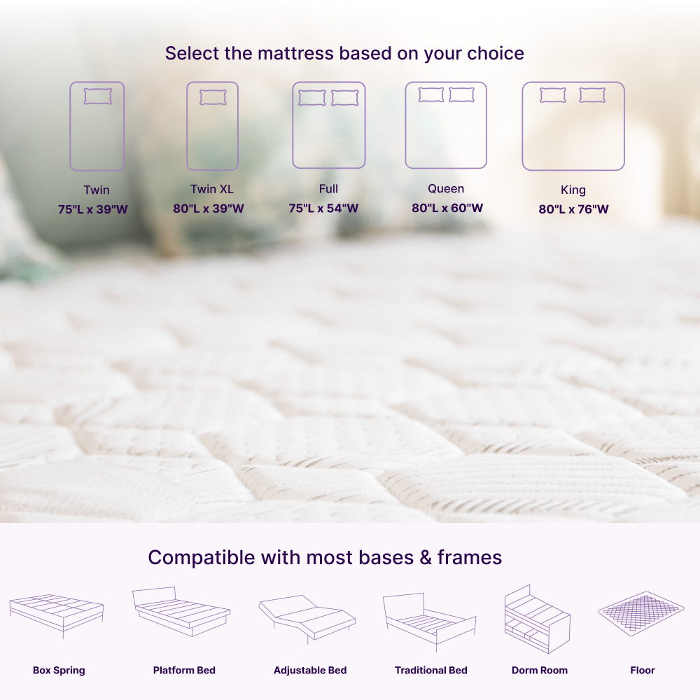 NapQueen Victoria 10 Inch Twin Cooling Gel Hybrid Mattress, CertiPUR-US Certified, Made in USA