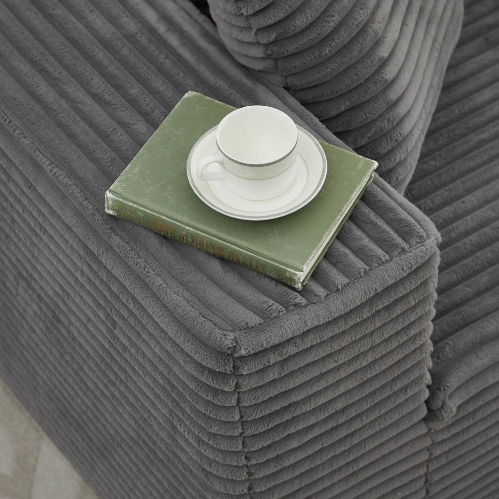 Modular Sectional Couches for Living Room: Single Seat (Gray),Can extend an L-shaped sofa or transform it into a U-shaped sofa. SF502EGY